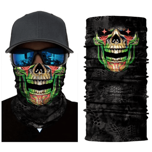 Halloween Scarf Color Skull 3D Deinparadies.ch consider Deinparadies.ch