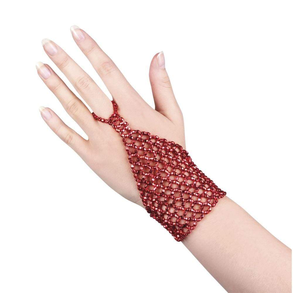 Glove knit look 20s red Smiffys at Deinparadies.ch