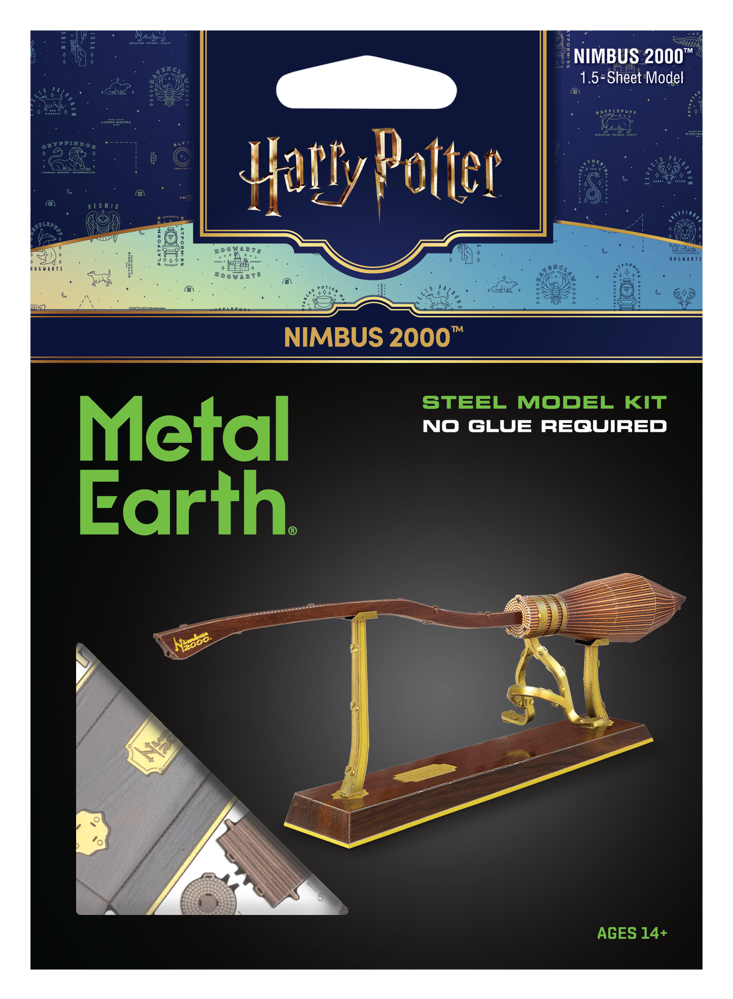 Harry Potter Nimbus 2000 | Metall Bausatz-Metal Earth-Deinparadies.ch