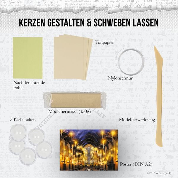 Harry Potter - Schwebende Kerzen Bastelbox-Kosmos-Deinparadies.ch