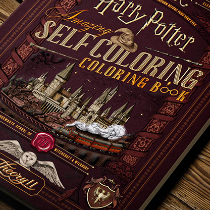 Harry Potter Self-Coloring Book | theory11-theory11-Deinparadies.ch