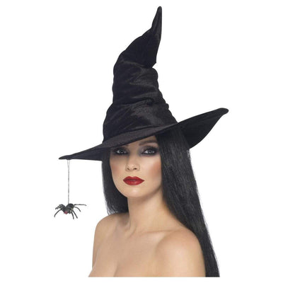 Witch hat with spider black Smiffys case Deinparadies.ch