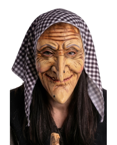 Hexenmaske Alte Dame mit Kopftuch-Carnival Toys-Deinparadies.ch