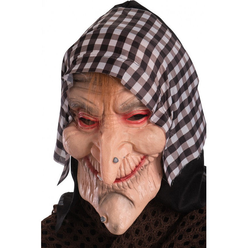 Hexenmaske Old Lady mit Tuch-Carnival Toys-Deinparadies.ch