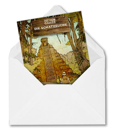 Hidden Games: Die Schatzsuche Rätselkarte-Hidden Games-Deinparadies.ch