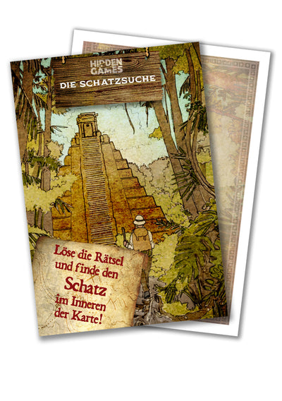 Hidden Games: Die Schatzsuche Rätselkarte-Hidden Games-Deinparadies.ch