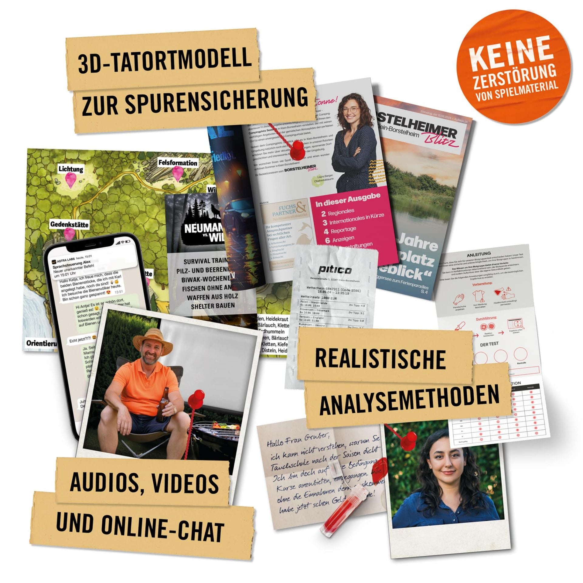 Hidden Games Tatort: Der Campingkiller-Hidden Games-Deinparadies.ch