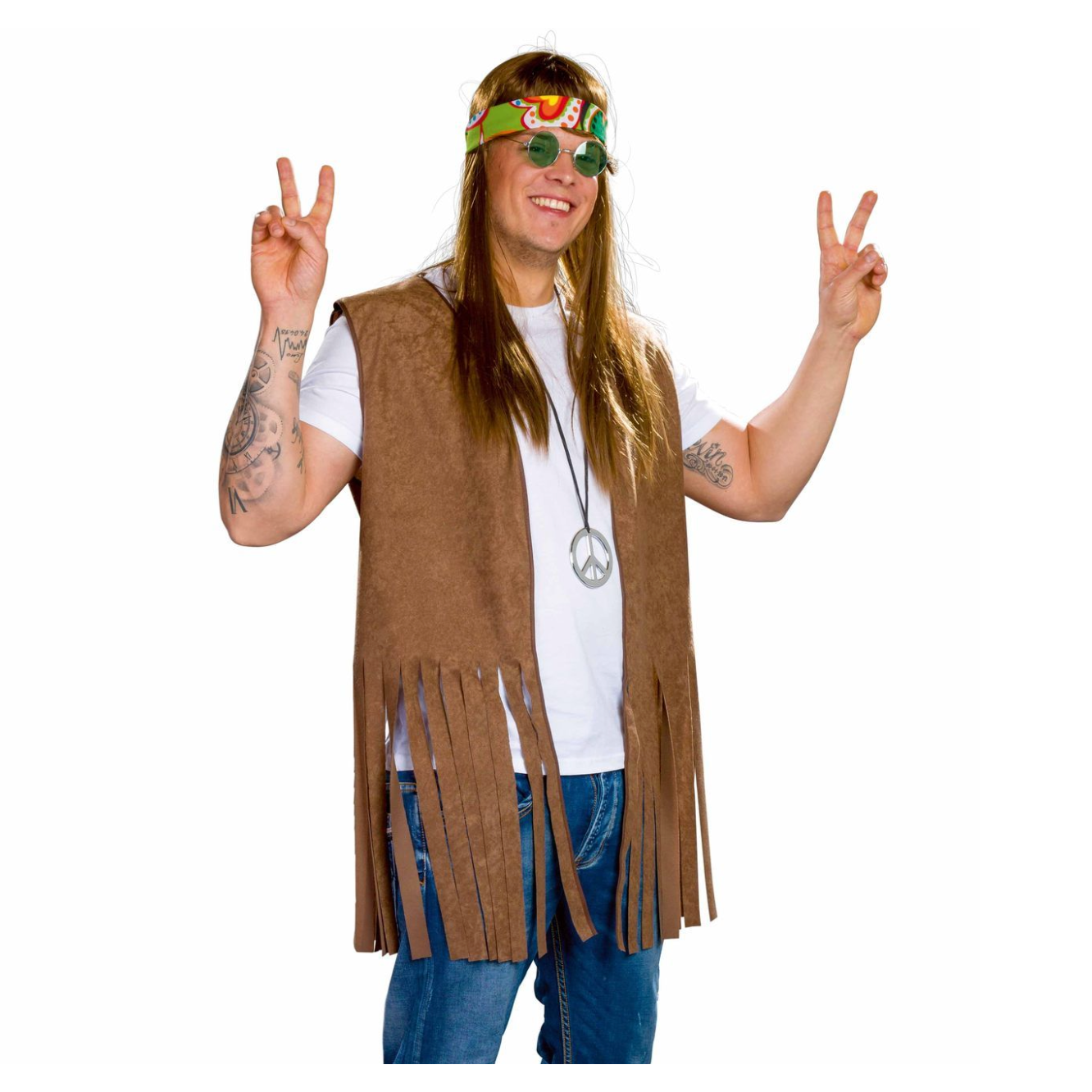 Chaleco hippie con flecos para hombre artículos de fiesta Müller Deinparadies.ch