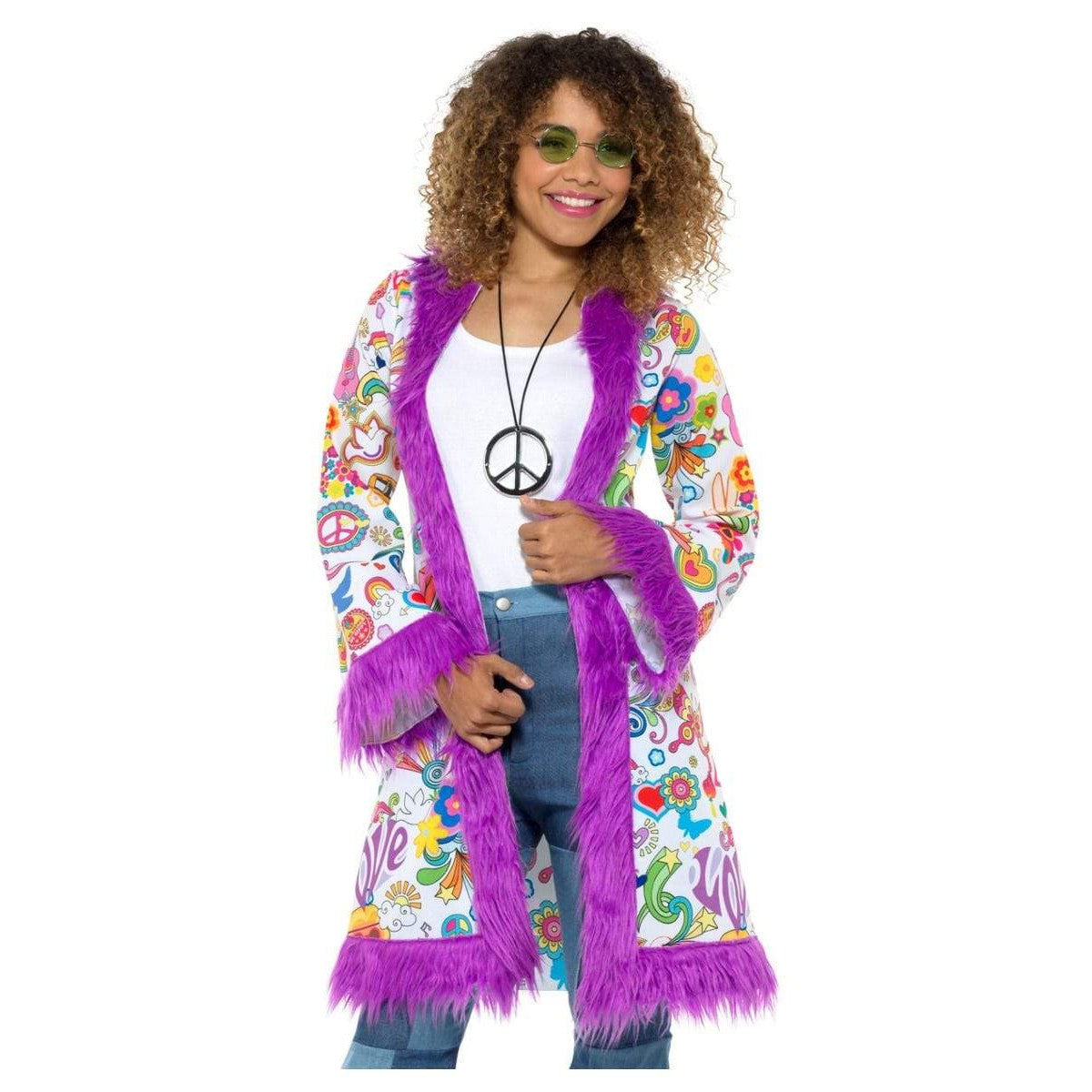 Cappotto Hippie Groovy anni '60 M Smiffys a Deinparadies.ch