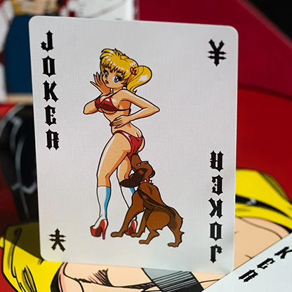 Hookups x Fultons Barrel of a Gun Limited Foil Blood Splatter Edition-FULTONS Playing Cards-Deinparadies.ch