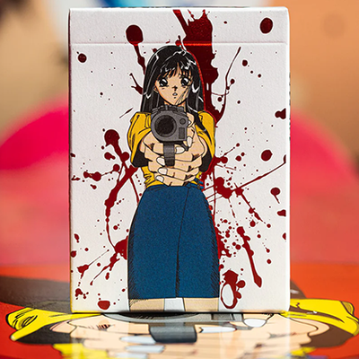Hookups x Fultons Barrel of a Gun Limited Foil Blood Splatter Edition-FULTONS Playing Cards-Deinparadies.ch