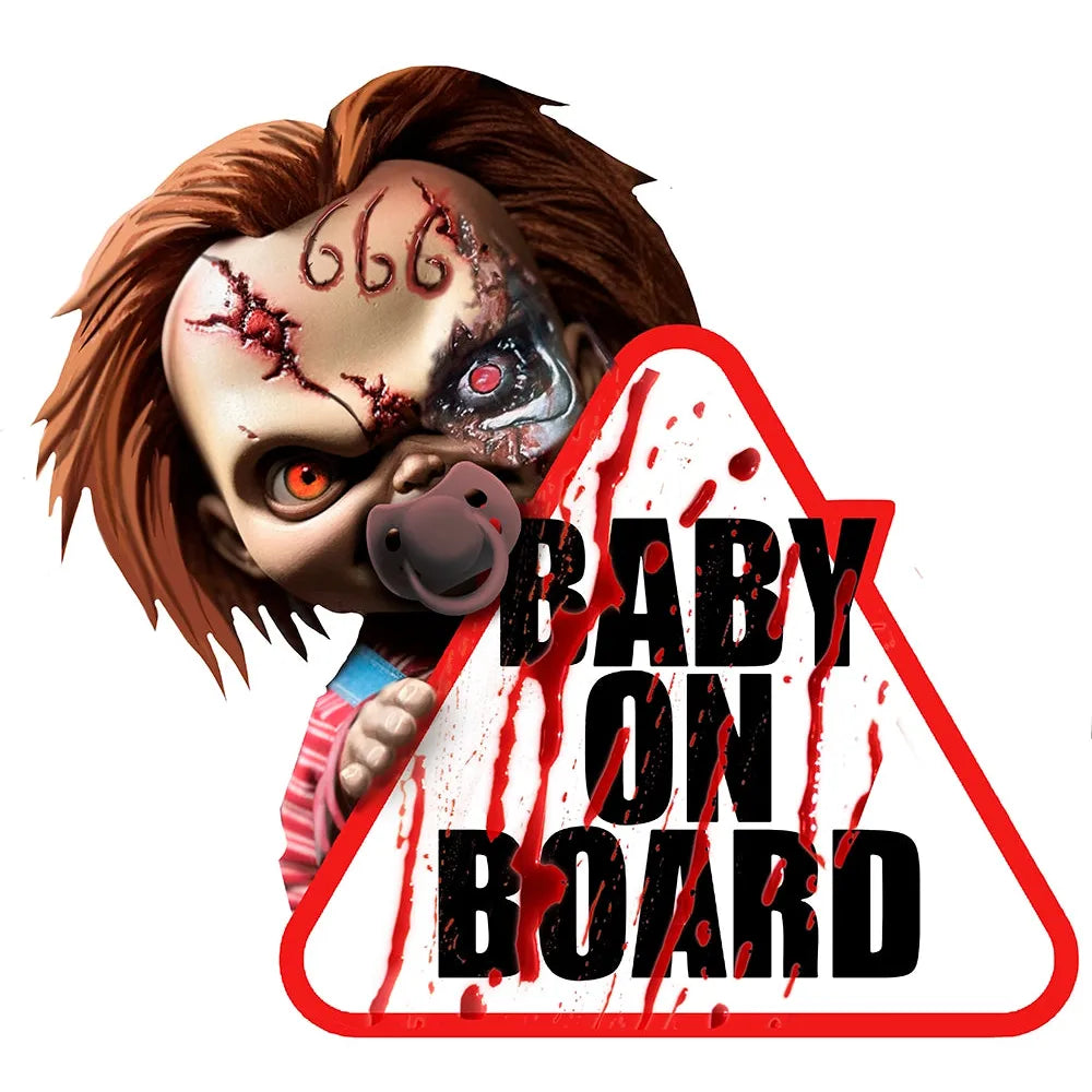 Horror Autoaufkleber "Baby an Bord"-Guirca-Deinparadies.ch