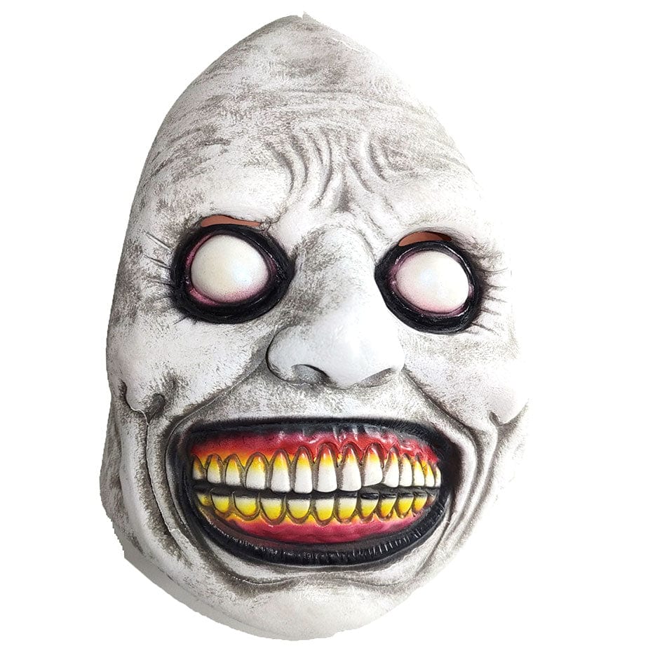 Forniture per gufi per feste con maschera in lattice inquietante da clown horror Deinparadies.ch