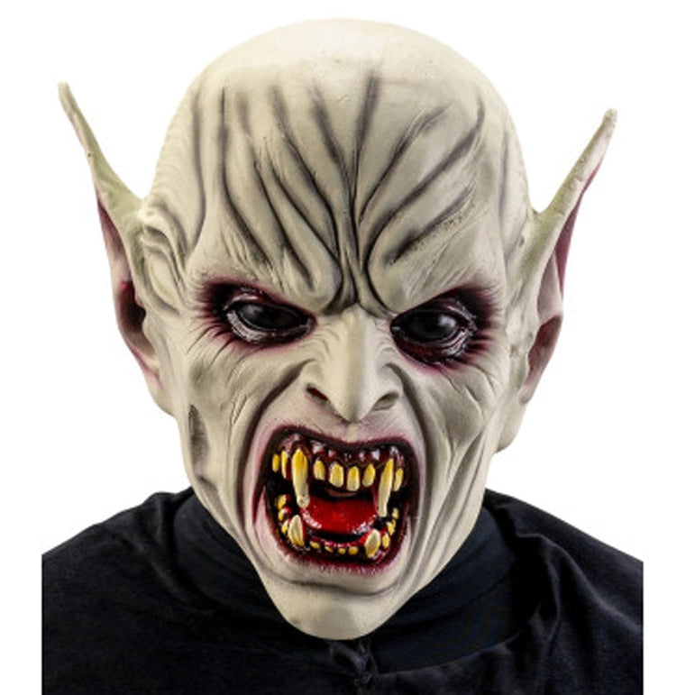 Horror Latexmaske mit spitzen Ohren-Carnival Toys-Deinparadies.ch