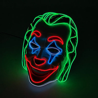 Horrormaske LED | Joker Party Owl Supplies bei Deinparadies.ch
