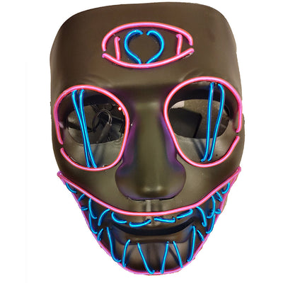 Masque d'horreur LED | Fournitures de chouette de fête fantôme effrayante Deinparadies.ch