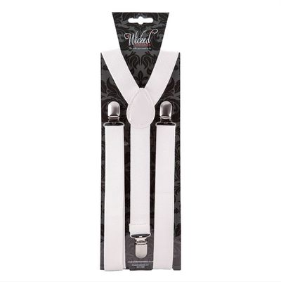 Suspenders | white
