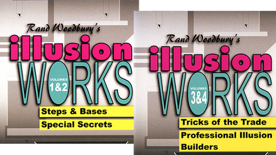 Illusion Works Set (Vol 1 à 4) par Rand Woodbury - Téléchargement vidéo Murphy's Magic Deinparadies.ch