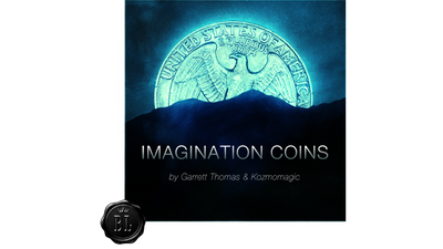 Imagination Coins UK (DVD e Gimmicks) di Garrett Thomas e Kozmomagic Kozmomagic Inc Deinparadies.ch