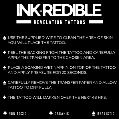 Ink-Redible Revelation Tattoos (Spades) | Twisted Minds-Twisted Minds Magic Shop-Deinparadies.ch