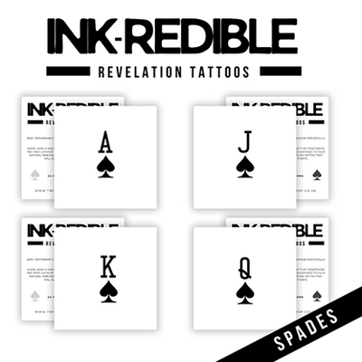 Ink-Redible Revelation Tattoos (Spades) | Twisted Minds-Twisted Minds Magic Shop-Deinparadies.ch