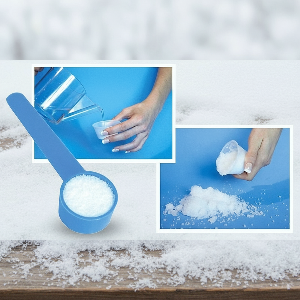Instant Snow | Wasser zu Schnee Klein-Snow To Go-Deinparadies.ch