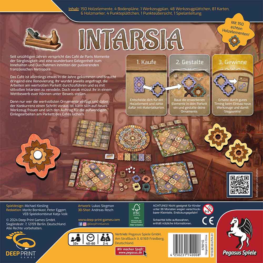 Intarsia | Deep Print Games-Pegasus-Deinparadies.ch