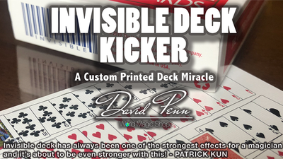 Invisible Deck Kicker (Gimmicks and Online Instructions) by David Penn World Magic Shop bei Deinparadies.ch