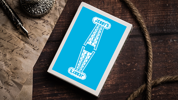 Jerry's Nugget Marked Monotone Playing Cards - Blau - Conjuring Arts Research Center