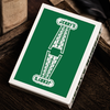 Jerry's Nugget Marked Monotone Playing Cards - Green - Conjuring Arts Research Center