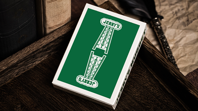 Jerry's Nugget Marked Monotone Playing Cards - Grün - Conjuring Arts Research Center