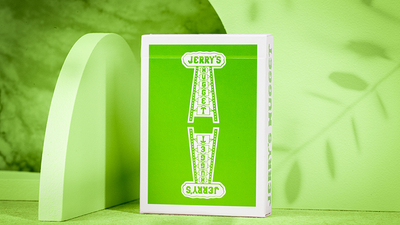 Jerry's Nugget Monotone (Vert métallisé) Cartes à jouer Riffle Shuffle Deinparadies.ch