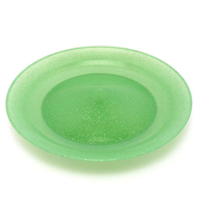 Jonglierteller Glitter mit Stab grün-Jonglerie-Deinparadies.ch