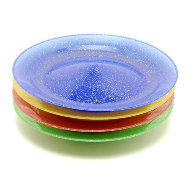 Jonglierteller Glitter mit Stab rot-Jonglerie-Deinparadies.ch