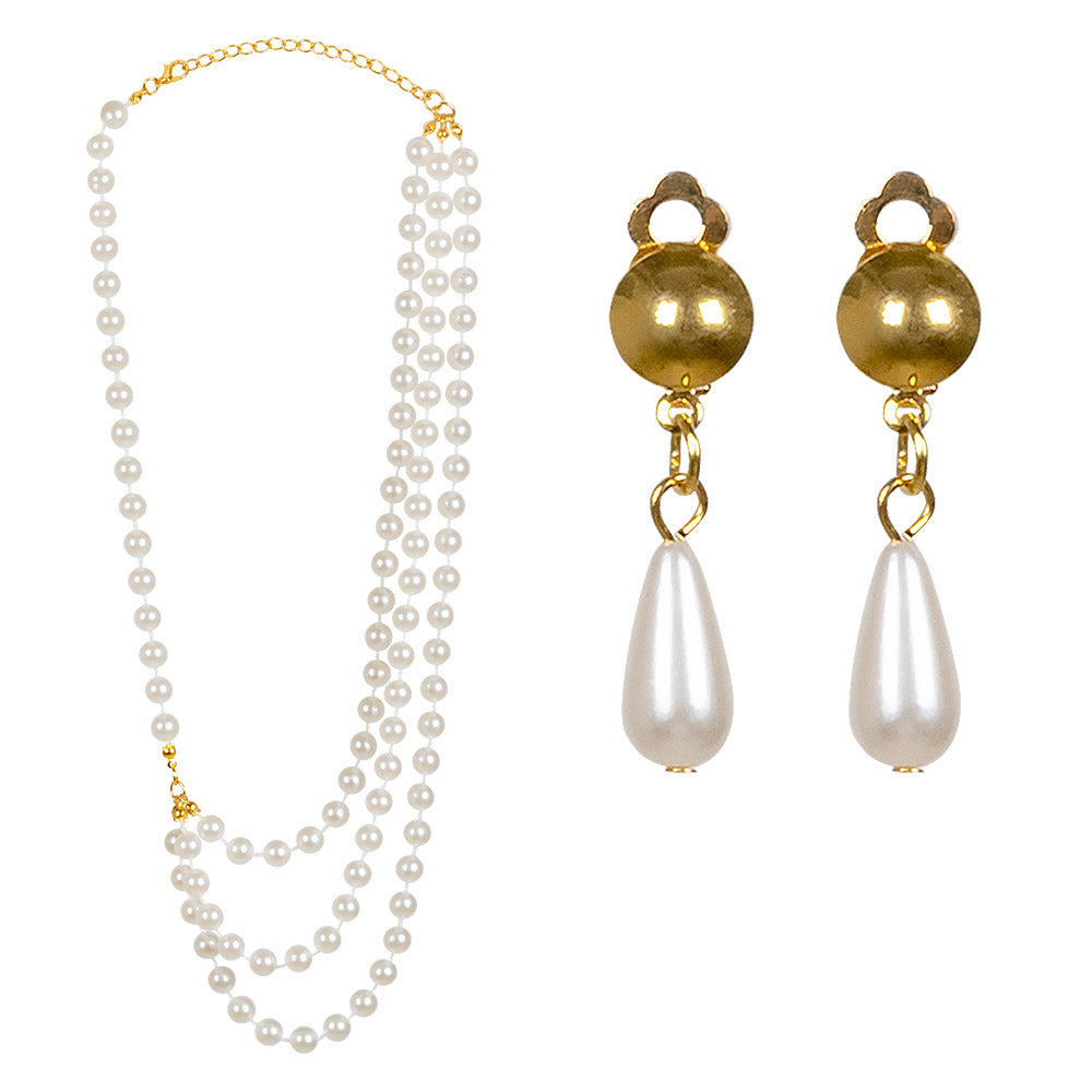 Conjunto de joyas Pendientes y collar de perlas Boland Deinparadies.ch