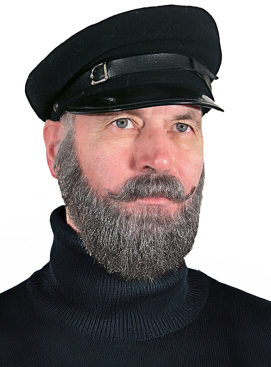 Kapitän Bartkombination Echthaar weiss-Metamorph-Deinparadies.ch