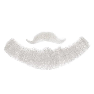 Kapitän Bartkombination Echthaar weiss-Metamorph-Deinparadies.ch