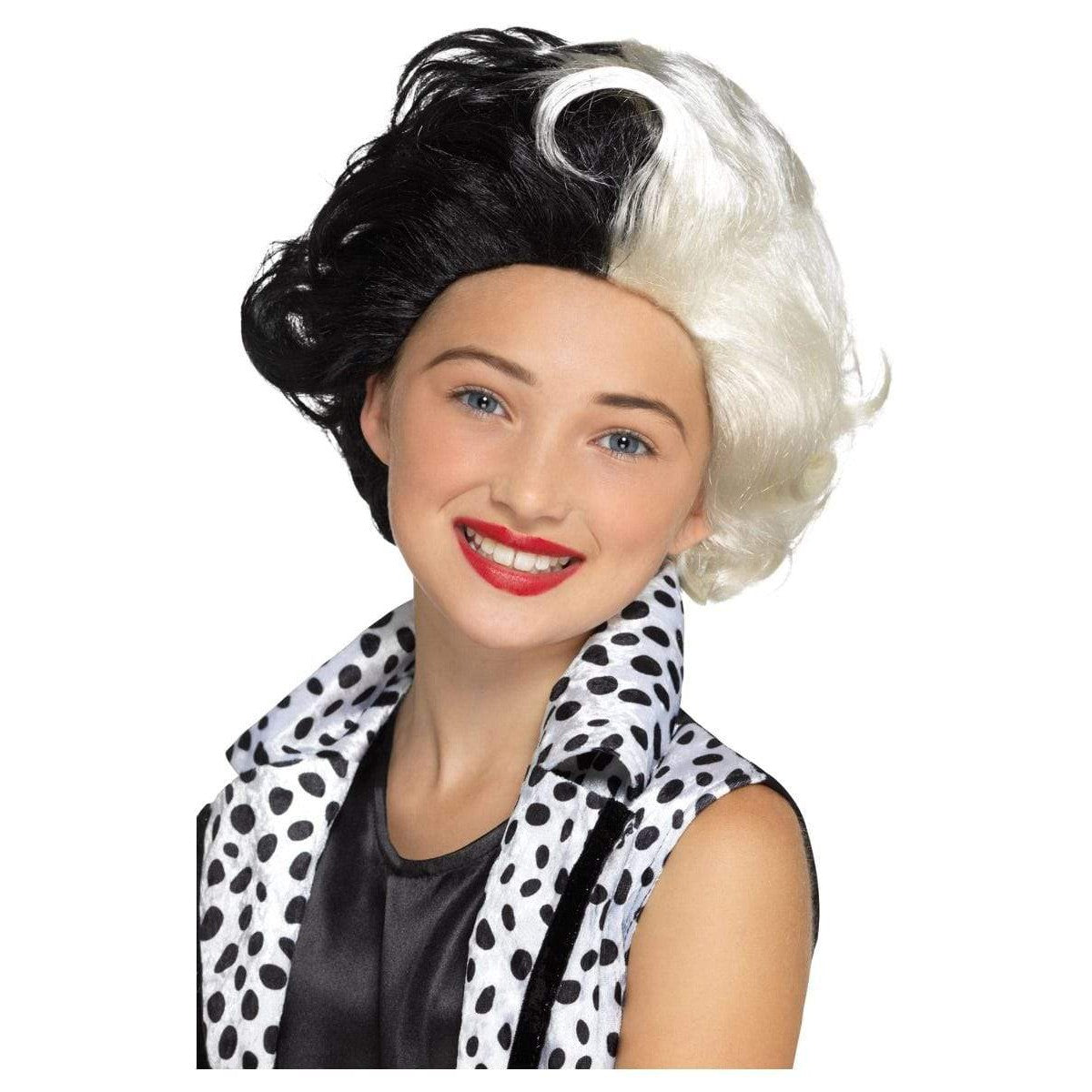 Kinder-Perücke Cruella de Vil Smiffys bei Deinparadies.ch