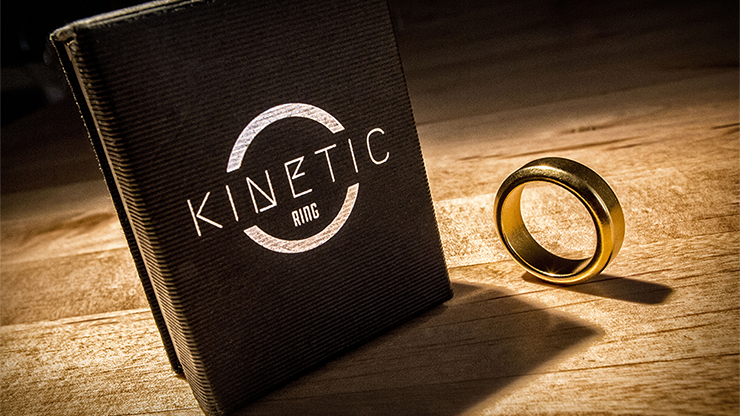 Kinetic PK Ring (Gold) Beveled size 8 by Jim Trainer Murphy's Magic bei Deinparadies.ch