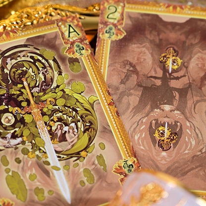 King Arthur V2 (Golden Dawn) Playing Cards | KING STAR-Secret Factory-Deinparadies.ch