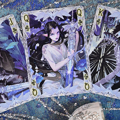 King Arthur V2 (Silver Fairyland) Playing Cards | KING STAR-Secret Factory-Deinparadies.ch
