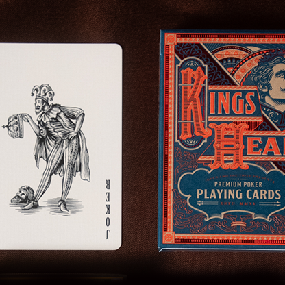 King's Head (Blue & Red) Playing Cards | Joker and the Thief-Deinparadies.ch-Deinparadies.ch