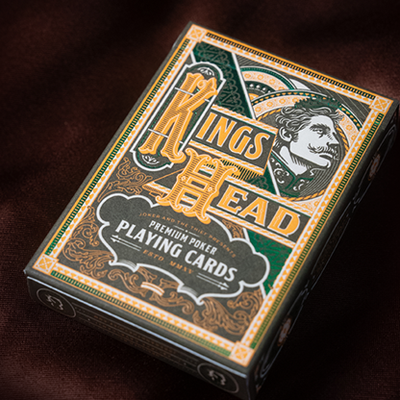 Kings Head (Green & Yellow) Playing Cards | Joker and the Thief-Deinparadies.ch-Deinparadies.ch