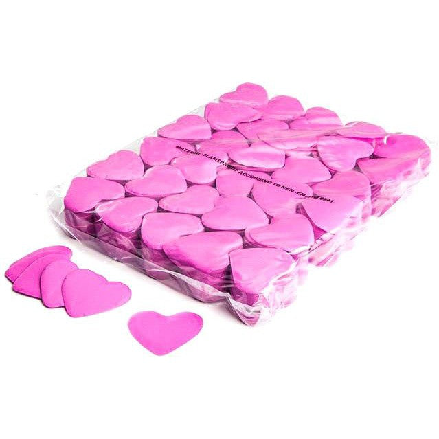 Confeti corazones de papel rosa 1kg Magic FX en Deinparadies.ch
