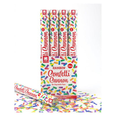 Konfetti Shooter 50cm Biologisch Multicolor-Smiffys-Deinparadies.ch