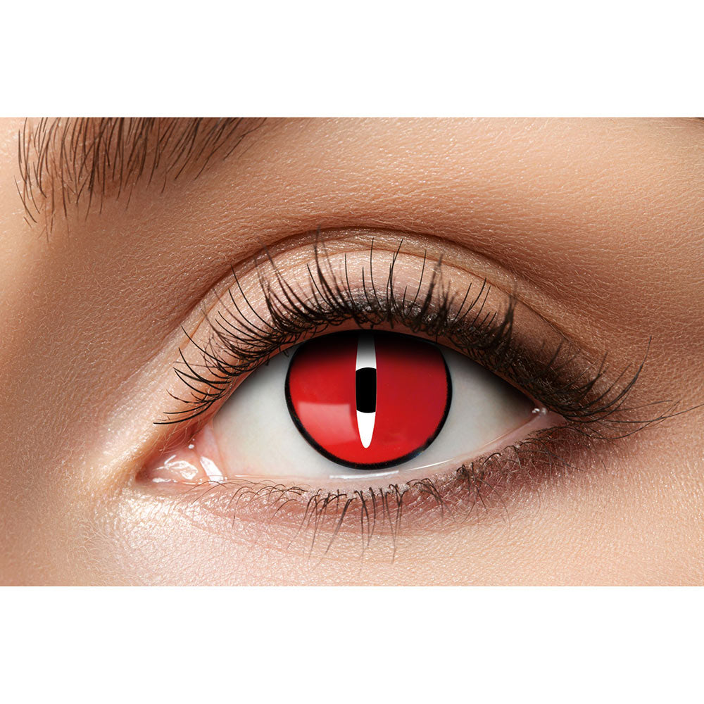 Contact lenses Slit Eye red Catcher at Deinparadies.ch