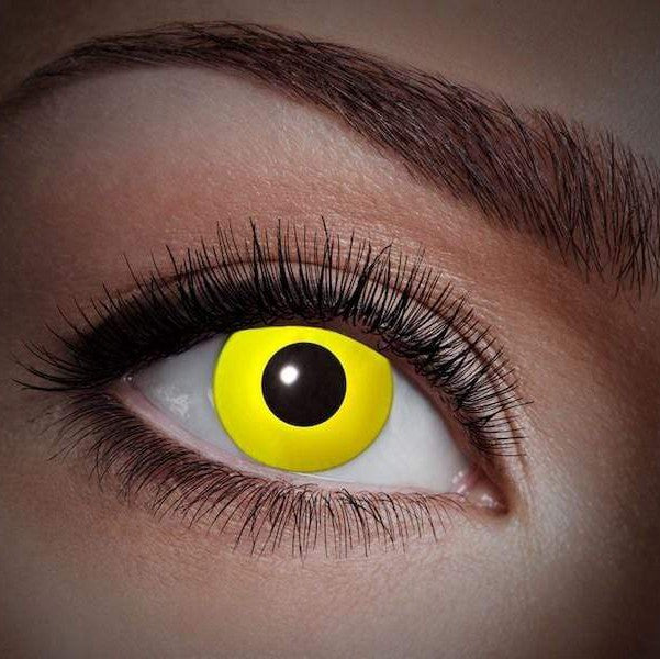 Lentes de contacto UV amarillo | Recogedor de lentes de 1 mes Deinparadies.ch