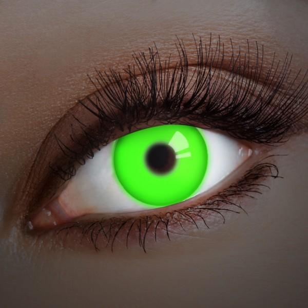 Lentes de contacto UV verde lentillas de 1 mes Deinparadies.ch