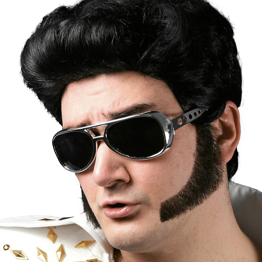 Koteletten gross | Echthaar schwarz-Metamorph-Deinparadies.ch