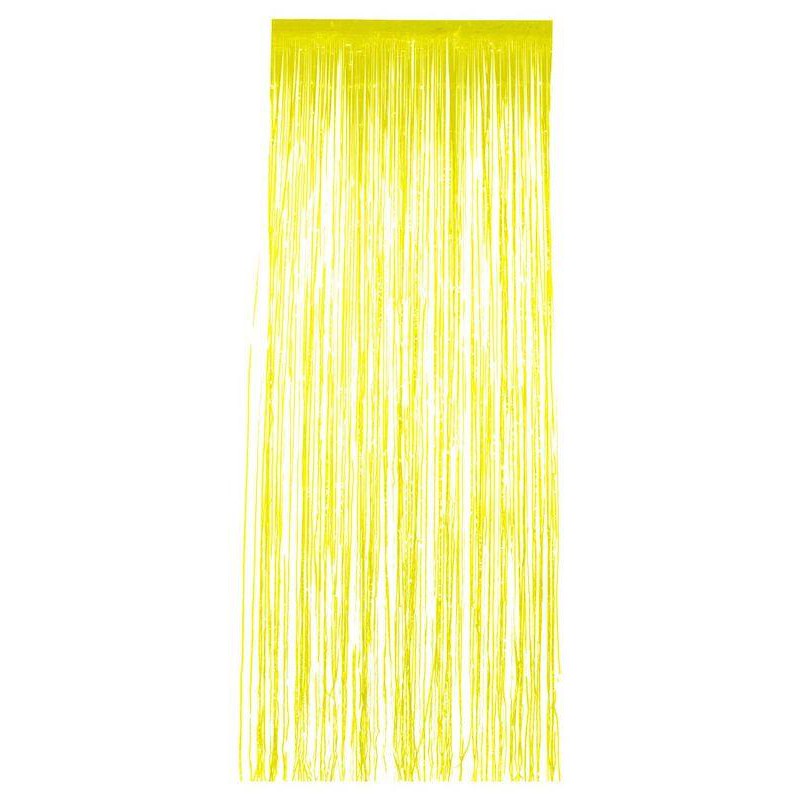 tinsel curtain | Party Curtain yellow Smiffys at Deinparadies.ch